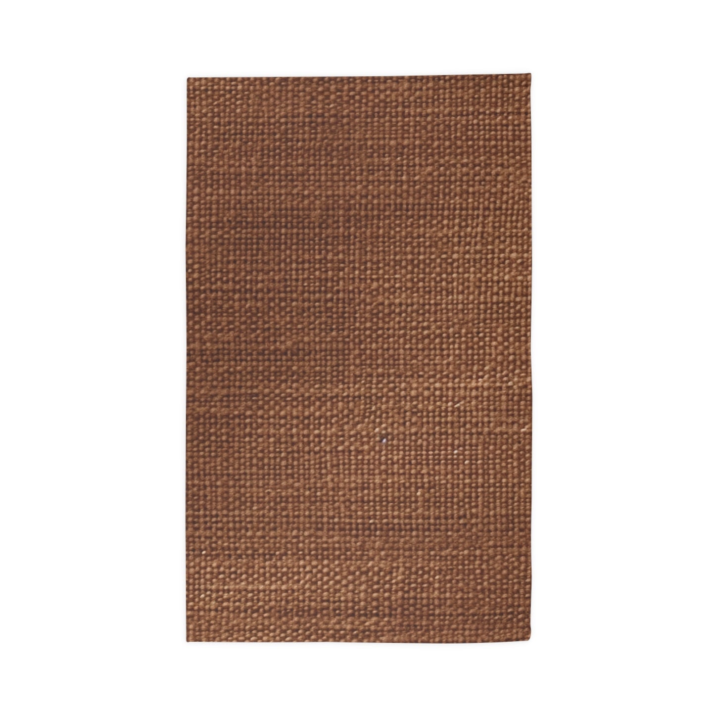 Luxe Dark Brown: Denim-Inspired, Distinctively Textured Fabric - Dobby Rug