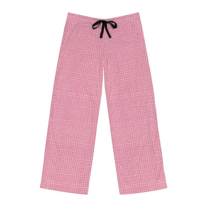 Pastel Rose Pink: Denim-Inspired, Refreshing Fabric Design - Men's Pajama Pants (AOP)