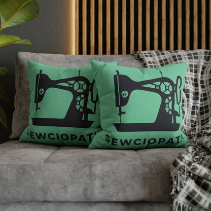 Sewing Sociopath Machine - Spun Polyester Square Pillow Case