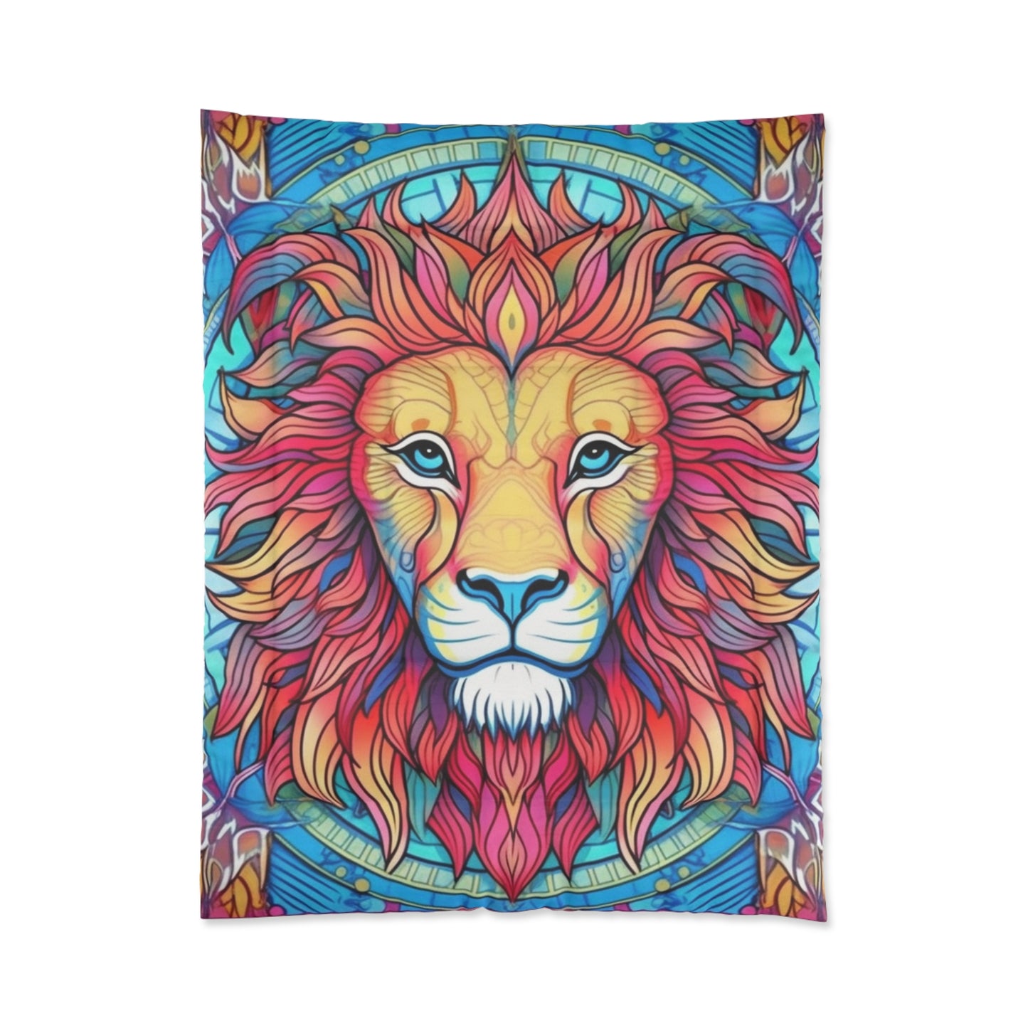 Astrological Leo - Cosmic Zodiac Constellation, Lion Symbol Art - Comforter