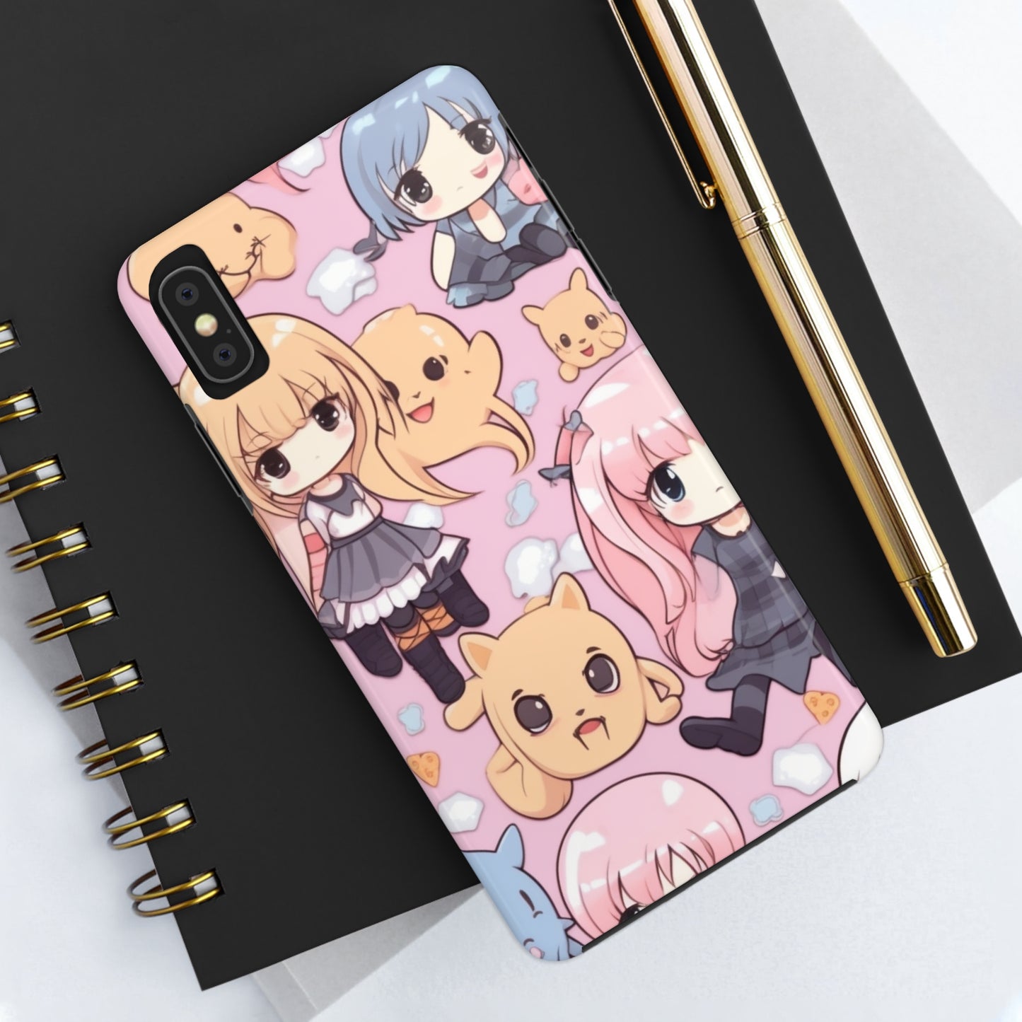 Kawaii Anime Girls: Cute and Adorable Manga Inspired Design - Tough Phone Cases