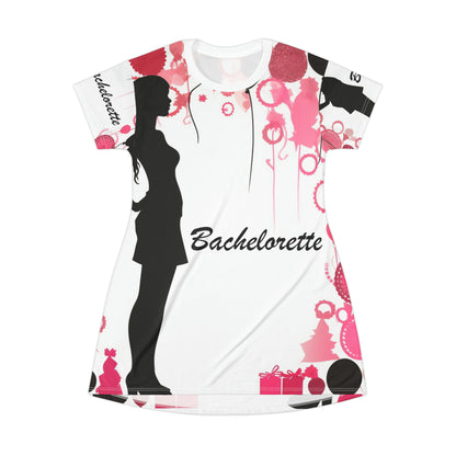 Bachelorette Fiesta Divertida y atrevida fiesta de futura novia - Vestido tipo camiseta (AOP)