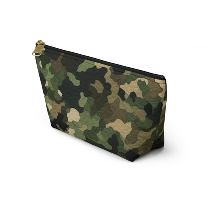 Classic Camo | Camouflage Wrap | Traditional Camo - Accessory Pouch w T-bottom