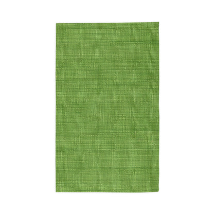 Olive Green Denim-Style: Seamless, Textured Fabric - Dobby Rug