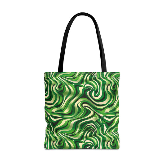 Disco Zebra Green - Tote Bag (AOP)