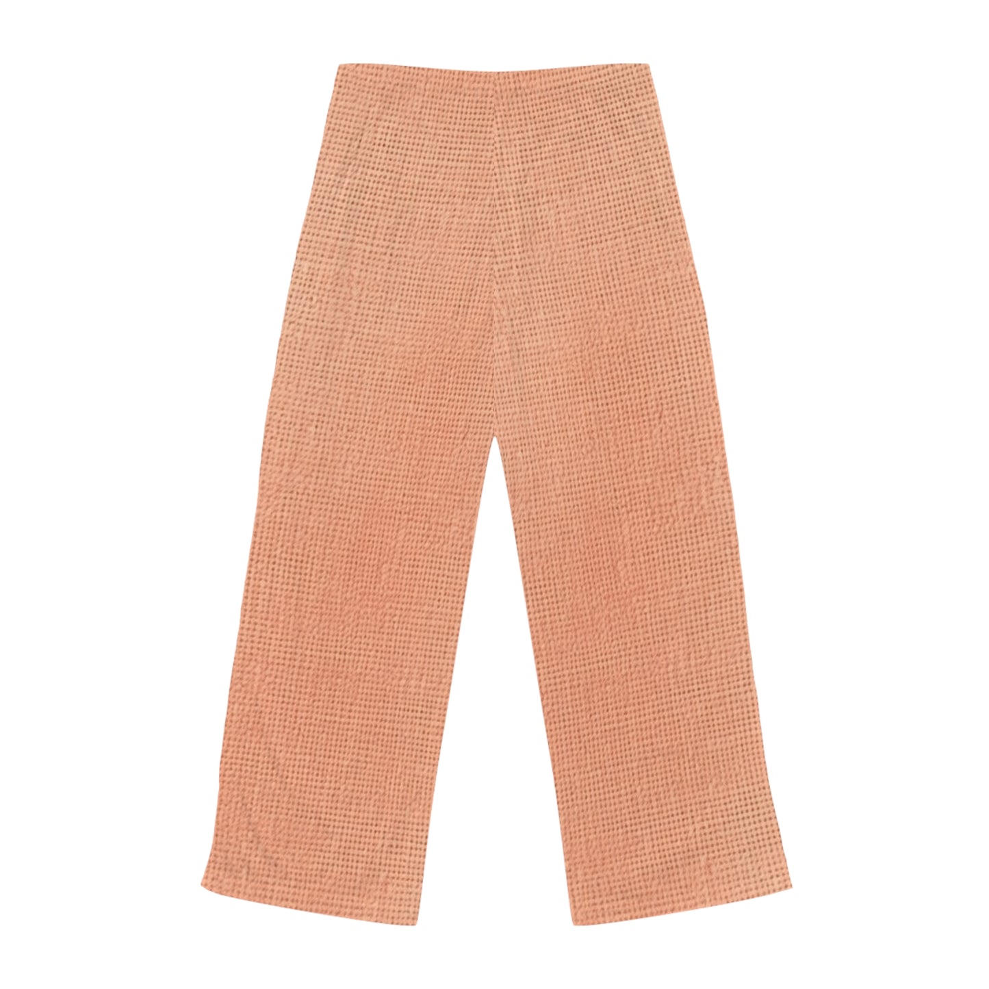 Melocotón rosa-naranja suave: tela exuberante inspirada en la mezclilla - Pantalones de pijama para mujer (AOP) 