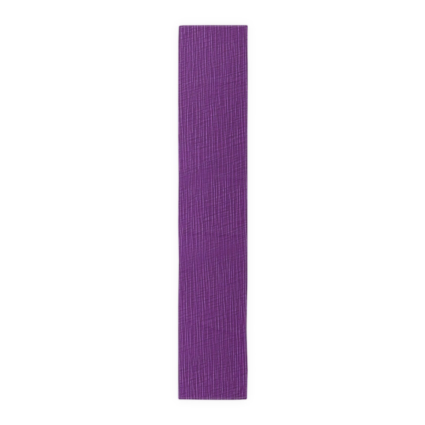 Violet/Plum/Purple: Denim-Inspired Luxurious Fabric - Table Runner (Cotton, Poly)