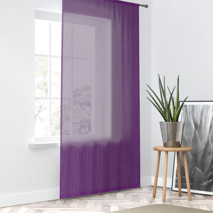 Violet/Plum/Purple: Denim-Inspired Luxurious Fabric - Window Curtain