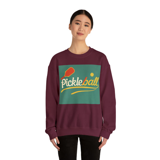 Regalo clásico de Pickleball - Juego deportivo atlético - Retro nostálgico - Sudadera unisex Heavy Blend™ Crewneck 