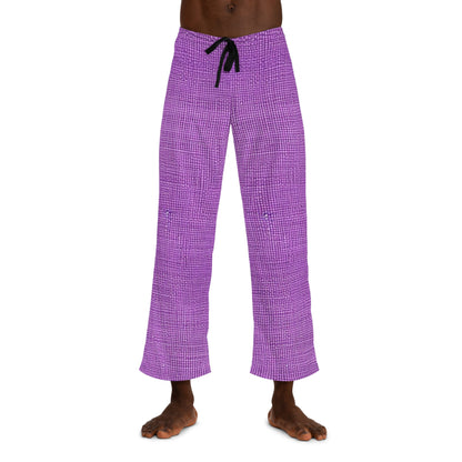 Hyper Iris Orchid Red: Denim-Inspired, Bold Style - Men's Pajama Pants (AOP)