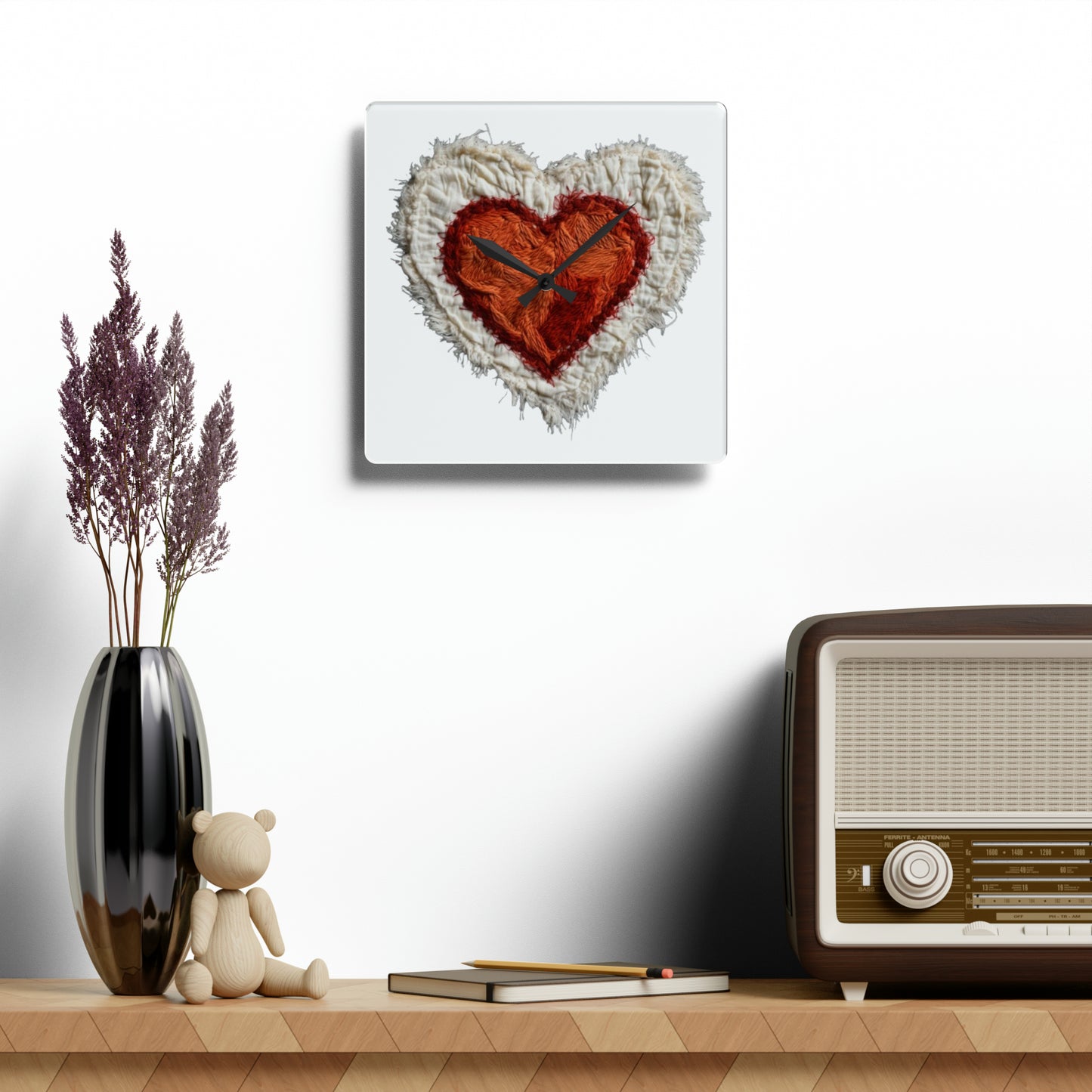 Valtentine Heart - Acrylic Wall Clock