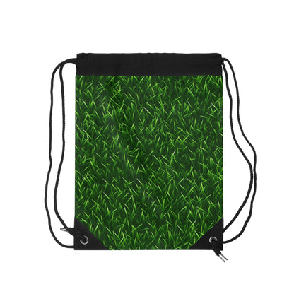 Touch Grass Indoor Style Outdoor Green Artificial Grass Turf - Drawstring Bag