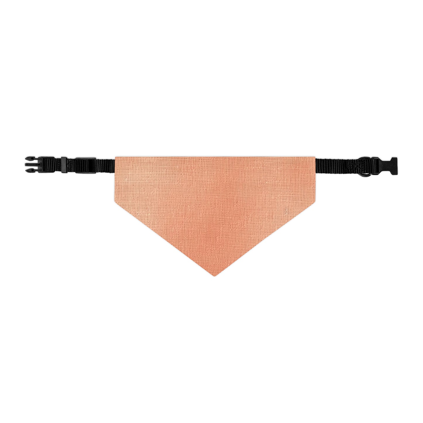 Soft Pink-Orange Peach: Denim-Inspired, Lush Fabric - Pet Bandana Collar