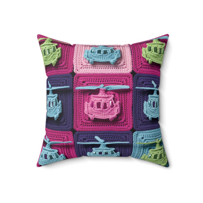 Spun Polyester Square Pillow