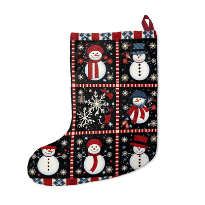 Snowman Winter Quilt Design - Christmas Stockings