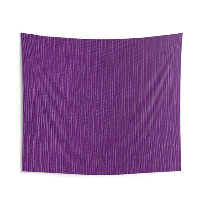 Violeta/Ciruela/Púrpura: Tela lujosa inspirada en la mezclilla - Tapices de pared para interiores 