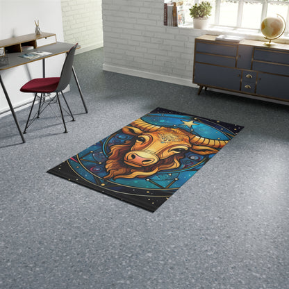 Taurus Constellation Zodiac Sign Astrology Cosmic Art - Dobby Rug