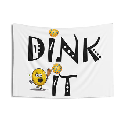 Pickleball Dink It: Sport Strategy Game Style - Gift Enthusiasts & Players - Indoor Wall Tapestries