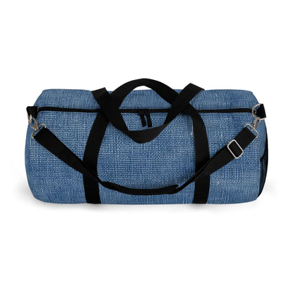 Outdoor Bass Boat Style - Denim Design Artwork - Duffel Bag