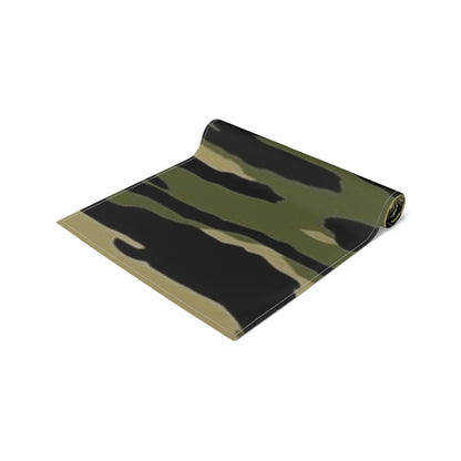 Tiger Stripe Camouflage: Military Style - Table Runner (Cotton, Poly)