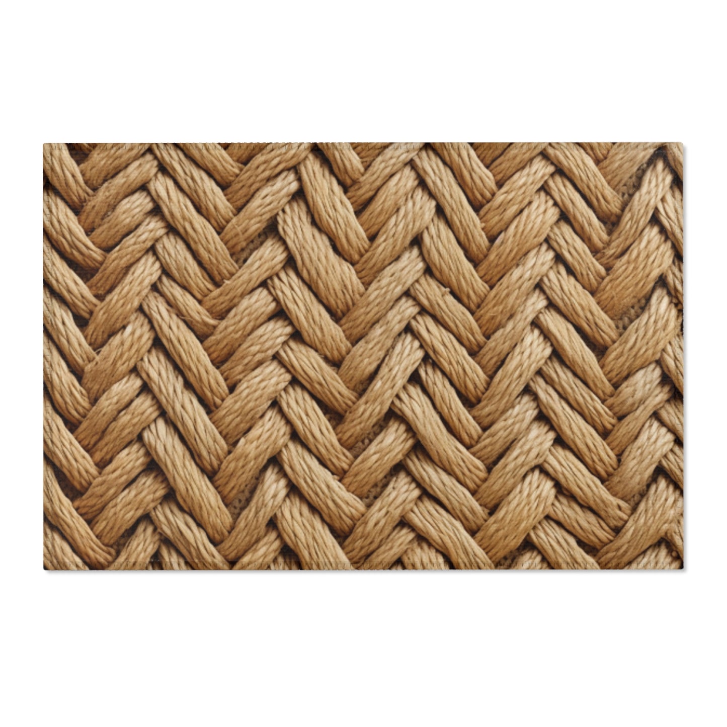 Jute Herringbone Chunky - Area Rugs