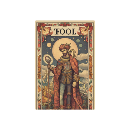 Expressive Tarot - 'The Fool' Card Artistic Reading Symbol - Metal Art Sign