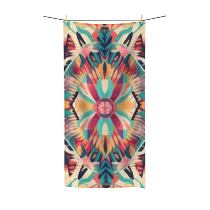 Handmade Summer Bohemian Print Pattern Artwork Polycotton Towel