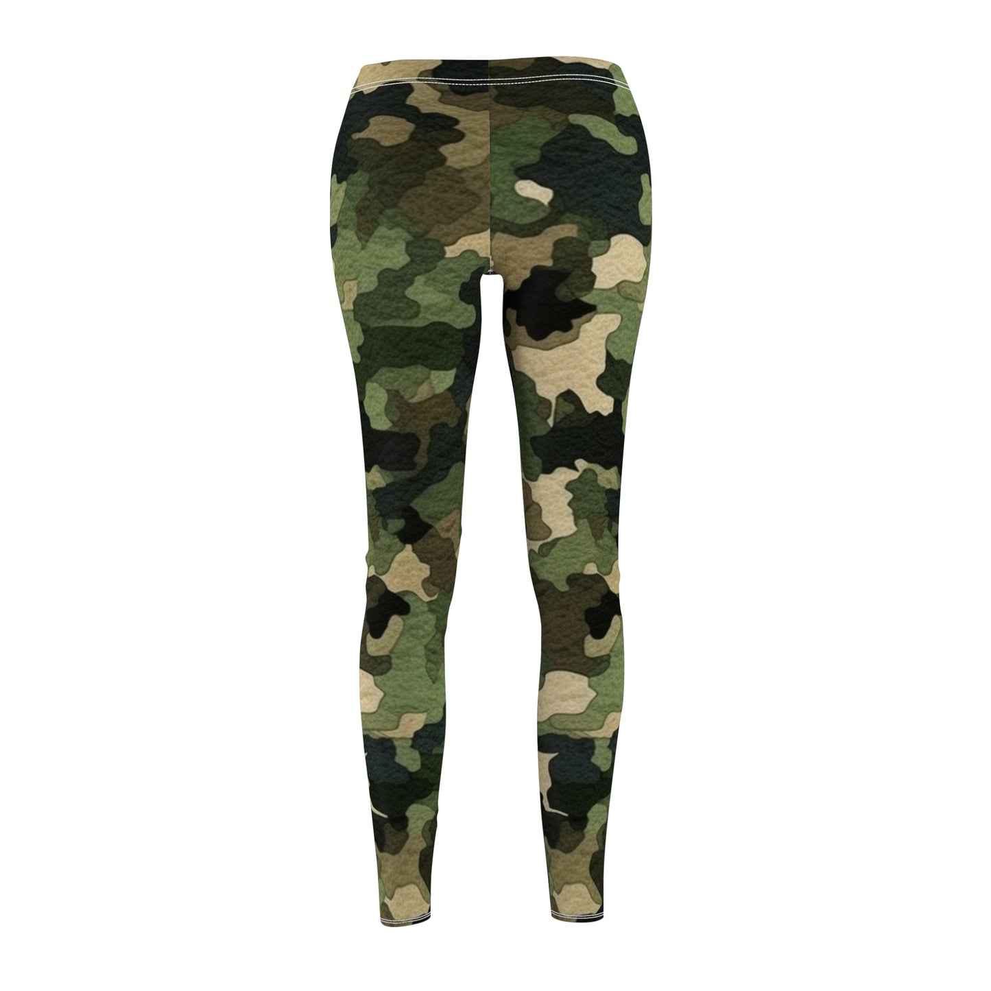 Classic Camo | Camouflage Wrap | Traditional Camo - Women's Cut & Sew Casual Leggings (AOP)