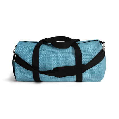 Bright Aqua Teal: Denim-Inspired Refreshing Blue Summer Fabric - vDuffel Bag