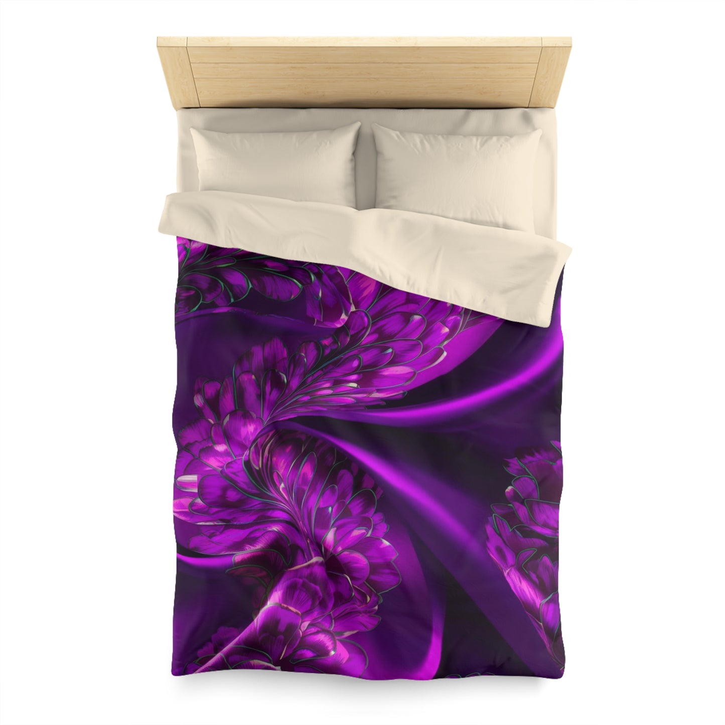 Purple Silk, Microfiber Duvet Cover