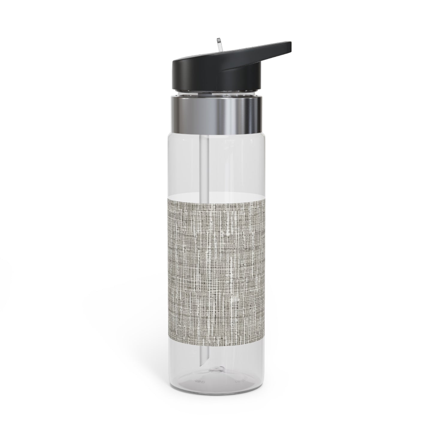 Silver Grey: Denim-Inspired, Contemporary Fabric Design - Kensington Tritan™ Sport Bottle, 20oz