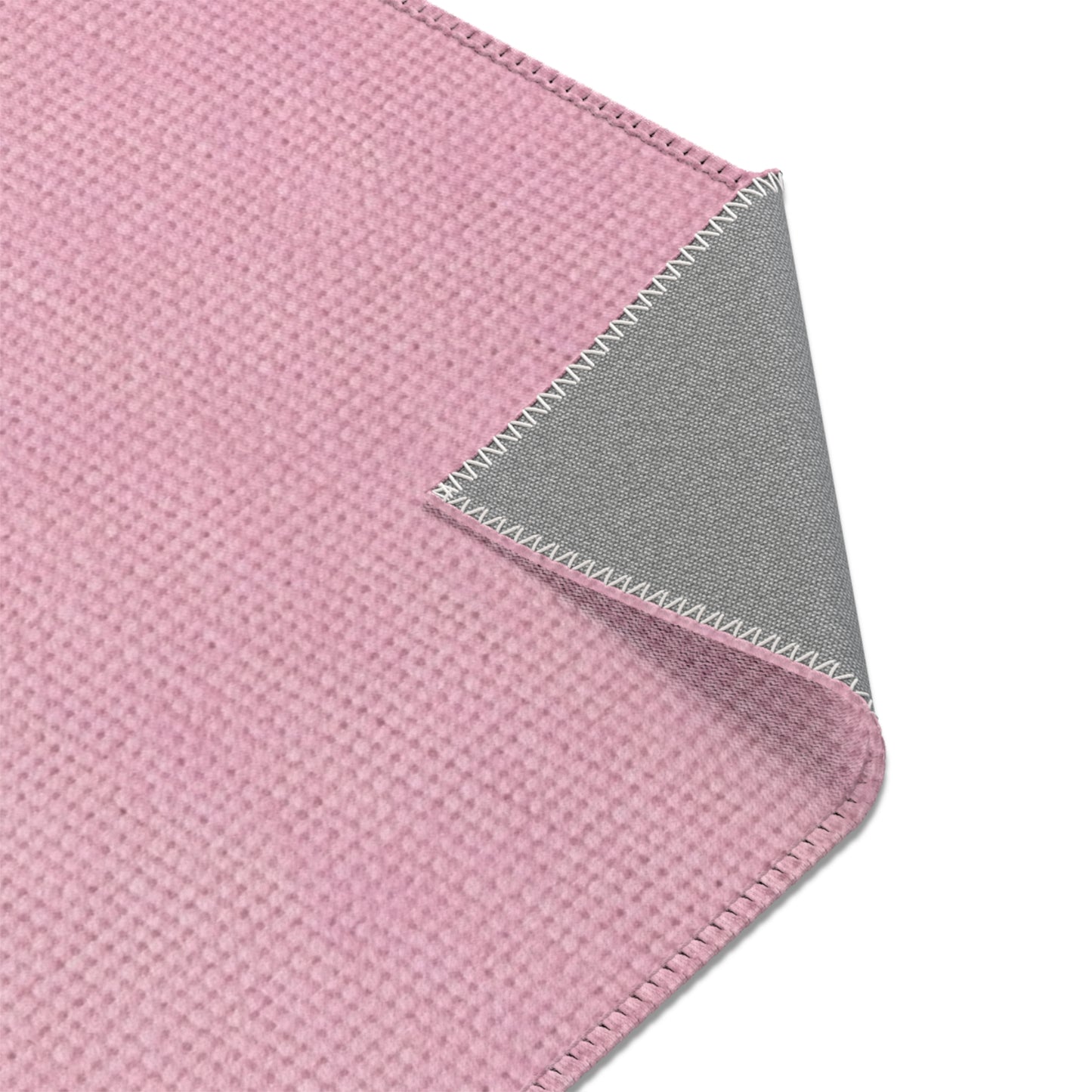 Blushing Garment Dye Pink: Denim-Inspired, Soft-Toned Fabric - Area Rugs