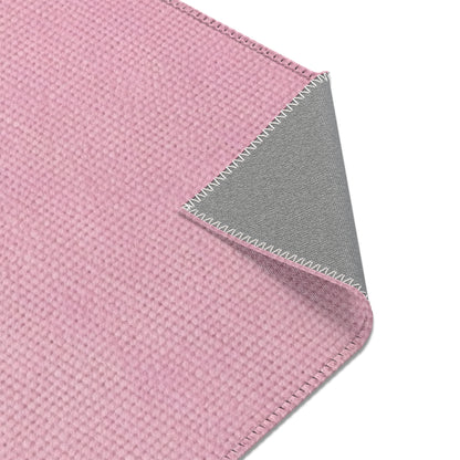 Blushing Garment Dye Pink: Denim-Inspired, Soft-Toned Fabric - Area Rugs