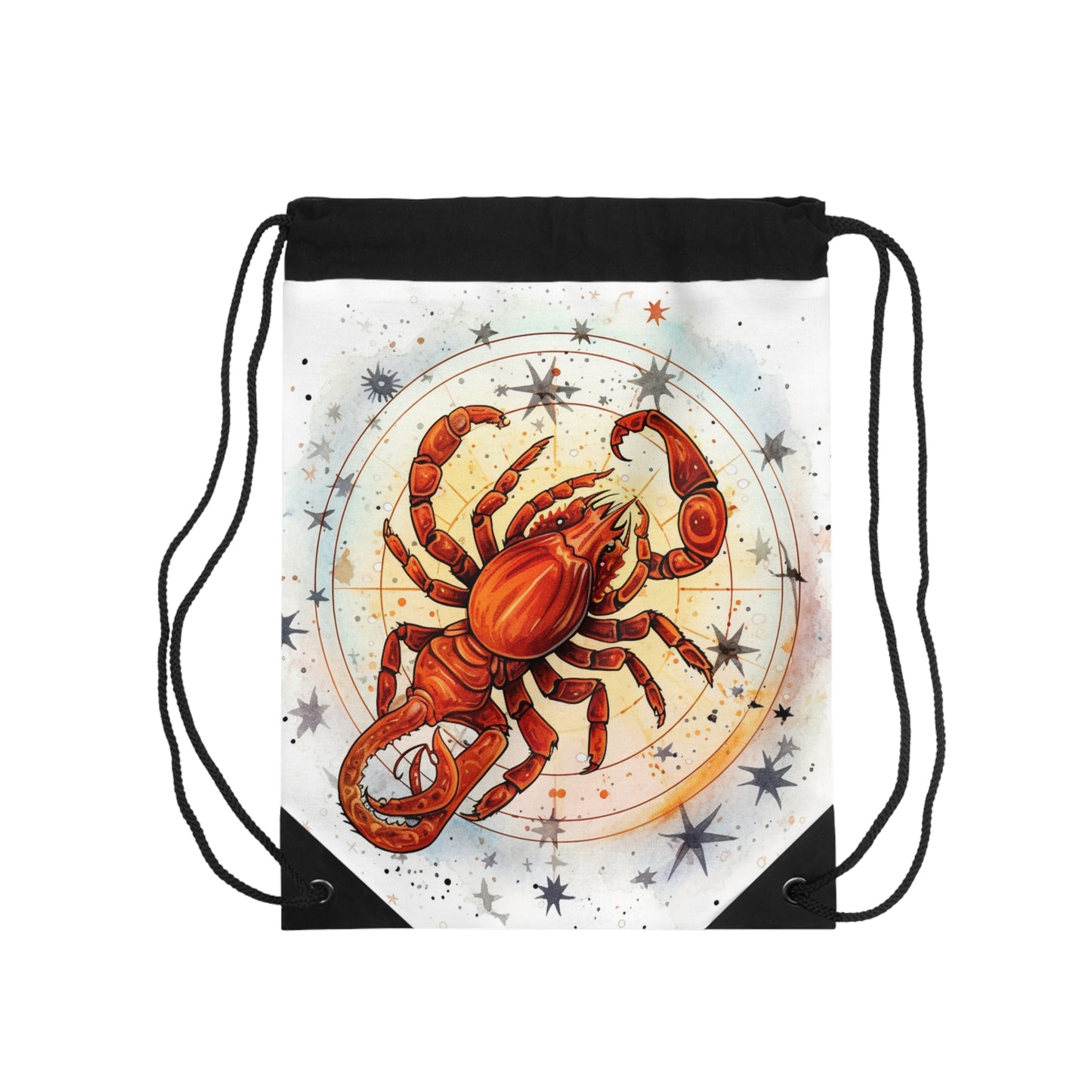 Prickly Scorpio Astrology - Sharp Zodiac Scorpion Celestial Horoscope - Drawstring Bag