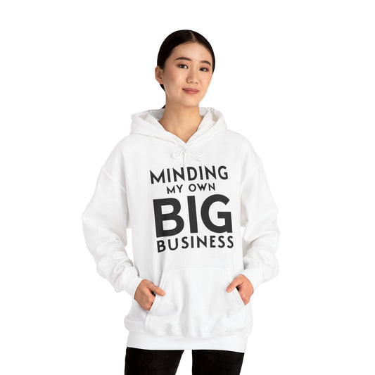 Minding My Own Big Business, Gift Shop Store, Unisex Heavy Blend™ Hooded Sweatshirt