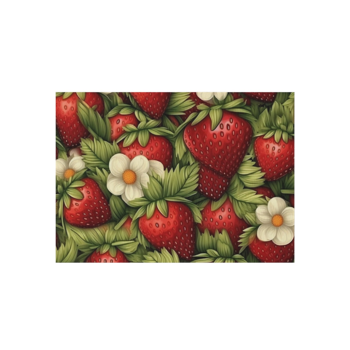 Strawberry Euphoria: The Ultimate Guide to Celebrating Life's Sweetest BerryOutdoor Rug