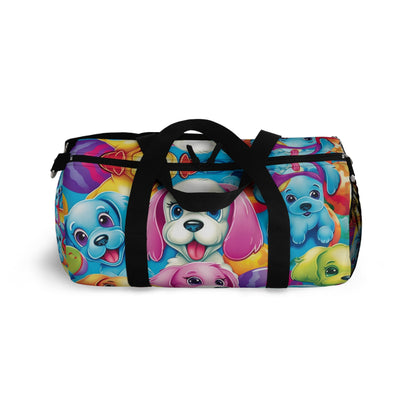 Happy Puppy & Dog Design - Vivid and Eye-Catching - Duffel Bag