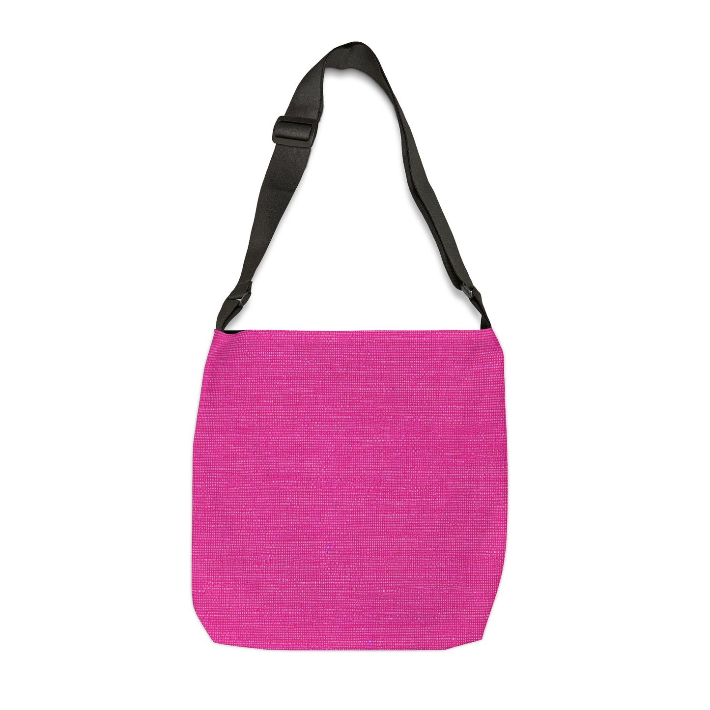 Hot Neon Pink Doll Like: Denim-Inspired, Bold & Bright Fabric - Adjustable Tote Bag (AOP)