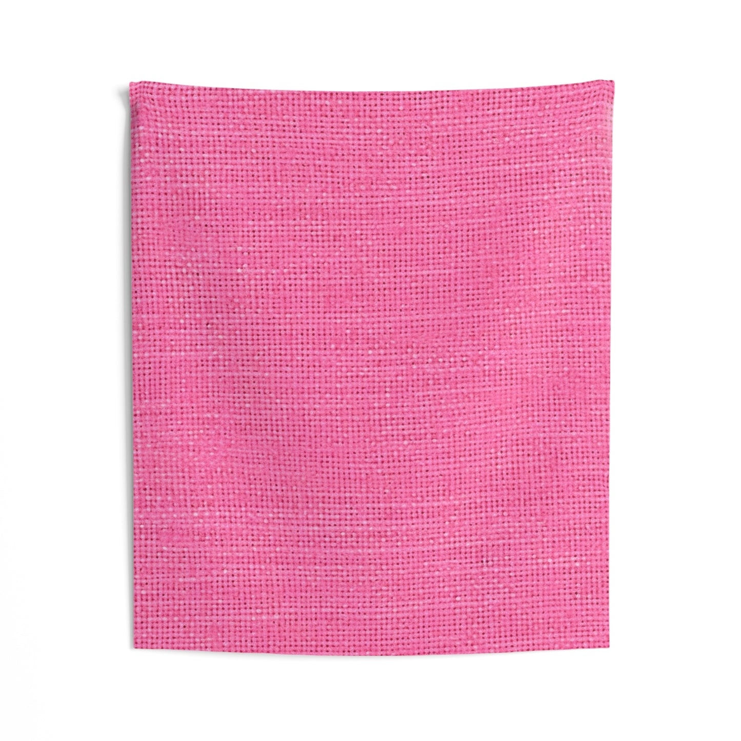 Doll-Like Pink Denim Designer Fabric Style - Indoor Wall Tapestries