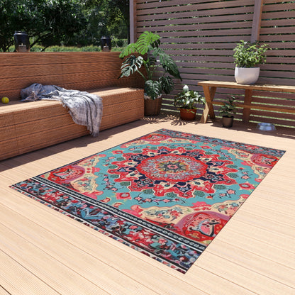 Non-Slip Outdoor Rugs in Various Sizes - Enhance Your Outdoor Comfort with Durable Polyester Chenille Fabric