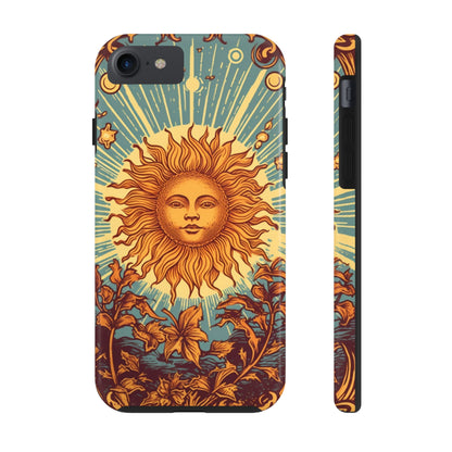 Sun Tarot Card Symbol of Growth, Life, and Radiance - Tough Phone Cases