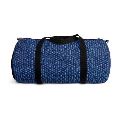 Marine Carpet Outdoor Bass Boat Style Denim Design - Duffel Bag