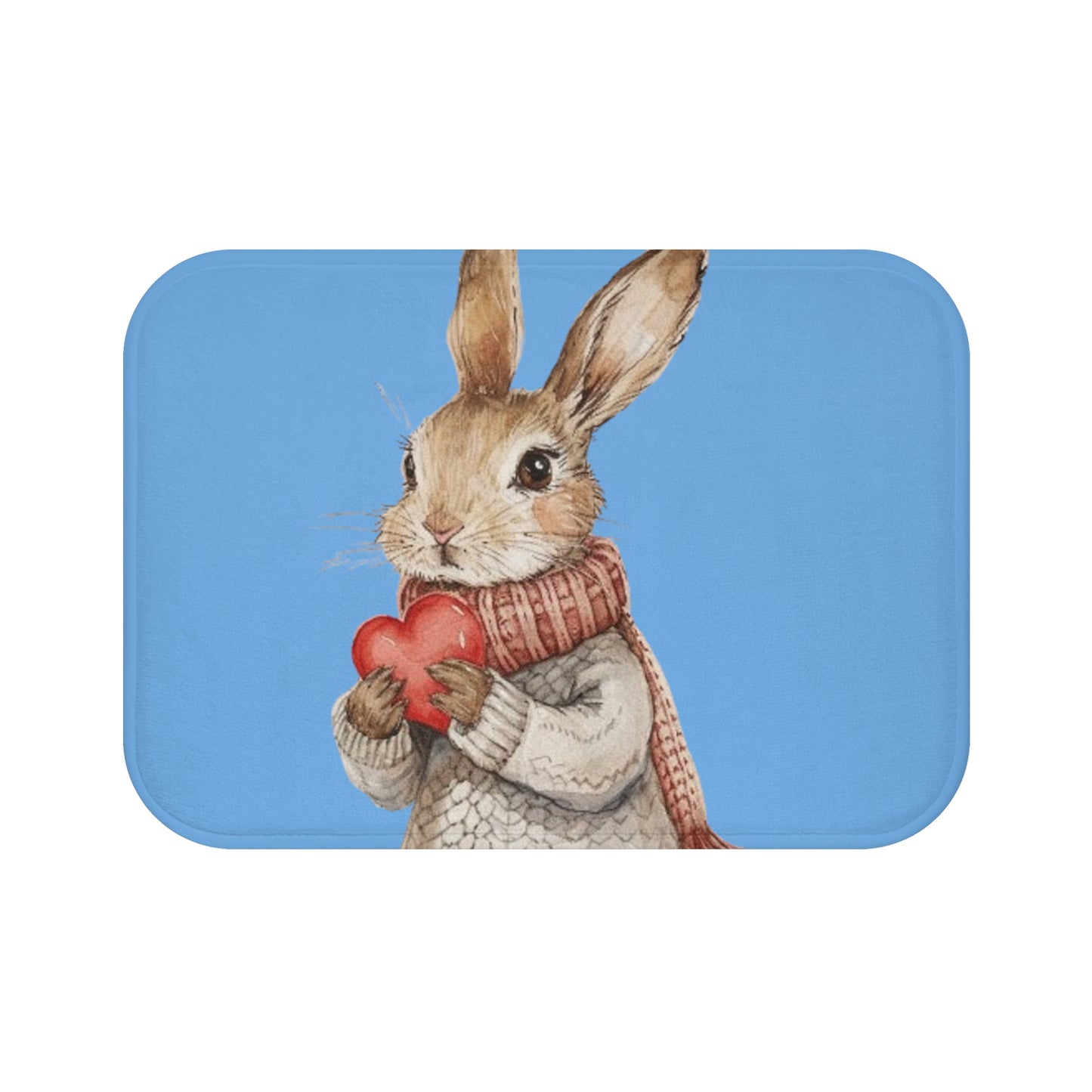 Easter Bunny Heartfelt Rabbit Gift - Bath Mat