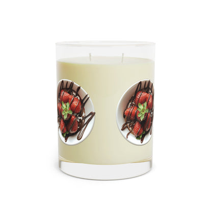 Strawberry Chocolate Trend - What You Won't Do for Love, Gifts, Scented Candle - Full Glass, 11oz