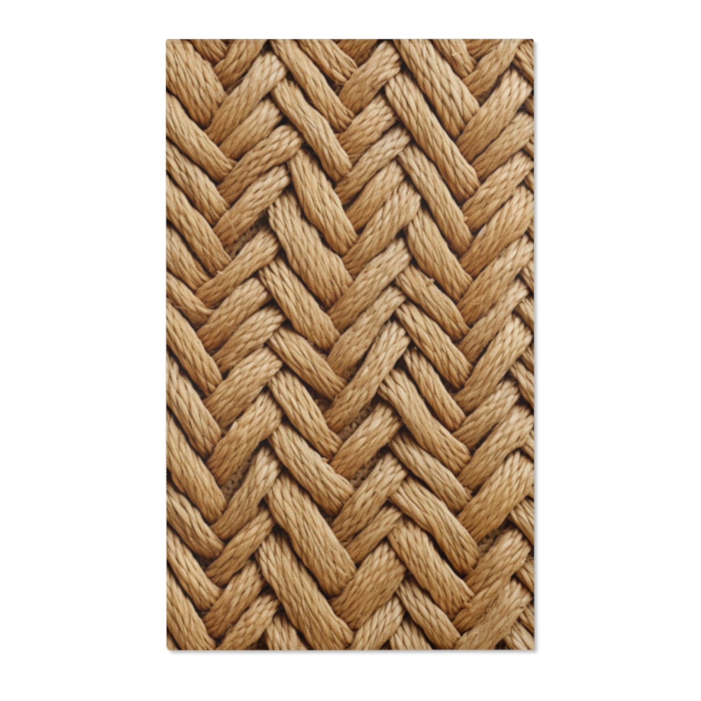 Jute Herringbone Chunky - Area Rugs