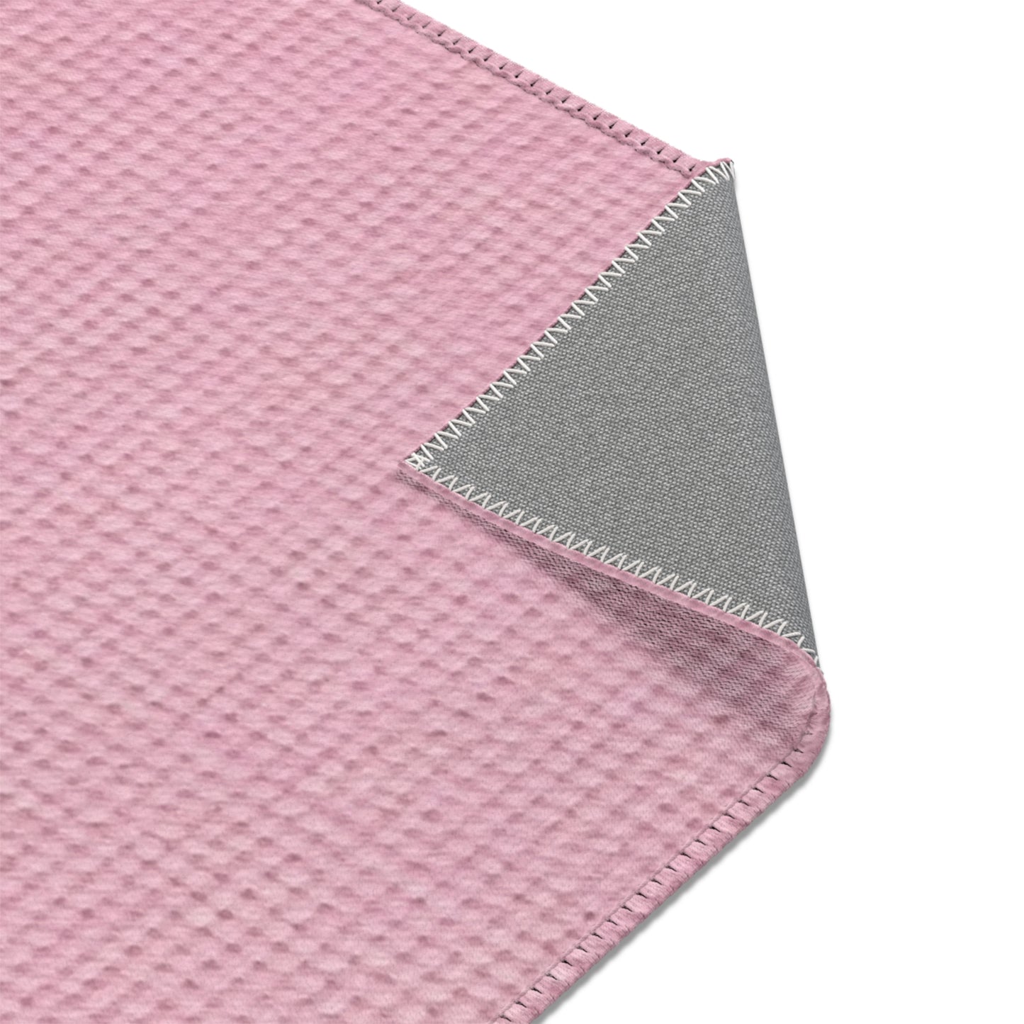 Blushing Garment Dye Pink: Denim-Inspired, Soft-Toned Fabric - Area Rugs