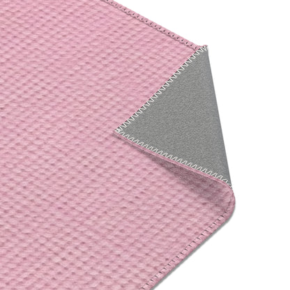 Blushing Garment Dye Pink: Denim-Inspired, Soft-Toned Fabric - Area Rugs