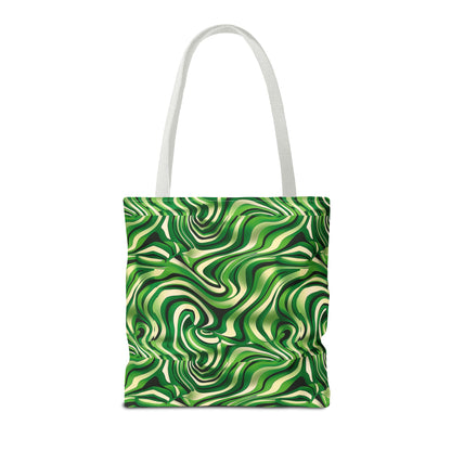 Disco Zebra Green - Tote Bag (AOP)