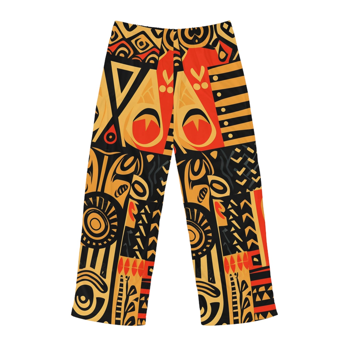 Símbolos abstractos inspirados en el arte tribal, patrimonio - Pantalones de pijama para hombre (AOP) 