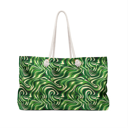 Disco Zebra Green - Weekender Bag